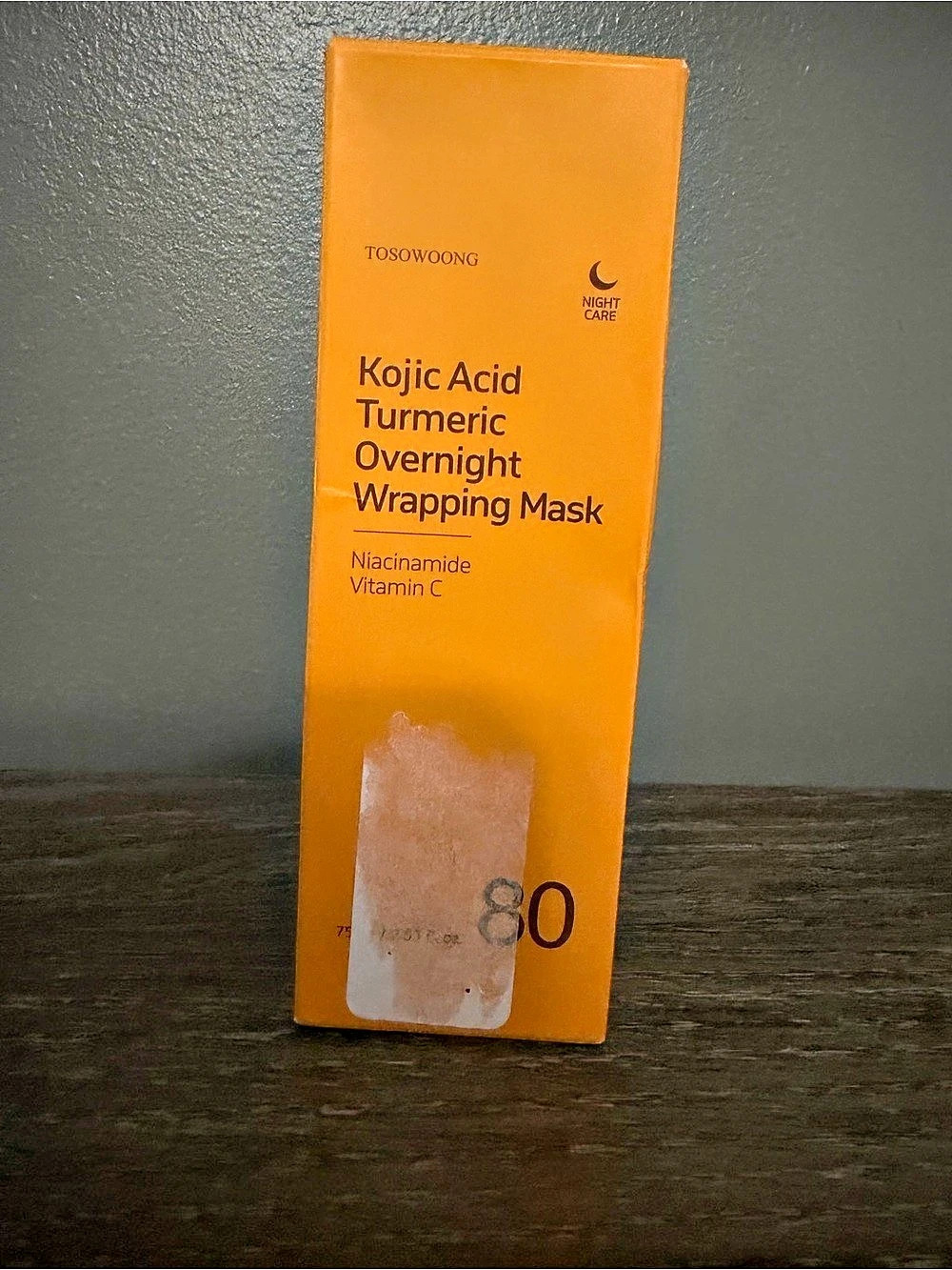 TOSOWOONG Kojic Acid Turmeric Overnight Wrapping Mask
